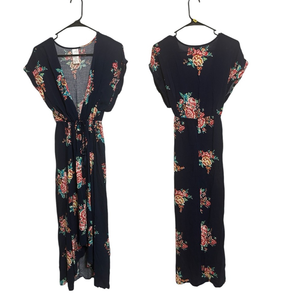Floral Black Maxi Dress